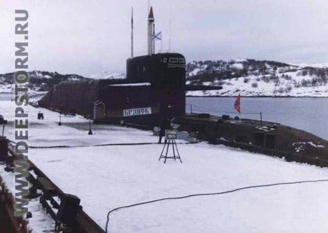 Подводный крейсер К-117 Брянск