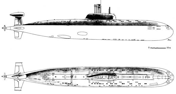 Подводная лодка проекта 945
