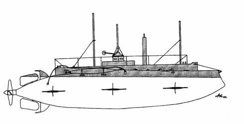 Подводная лодка Дельфин в 1903 году